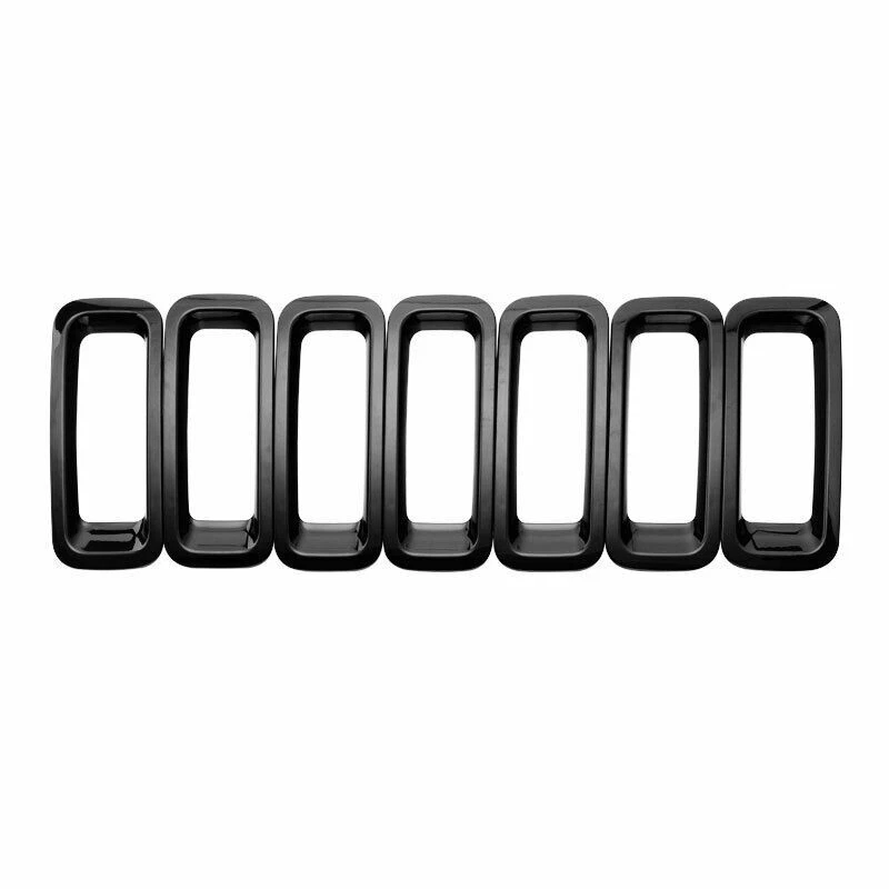 Grille Insert Black 2011-2017 Patriot 7 Piece Grille Inserts