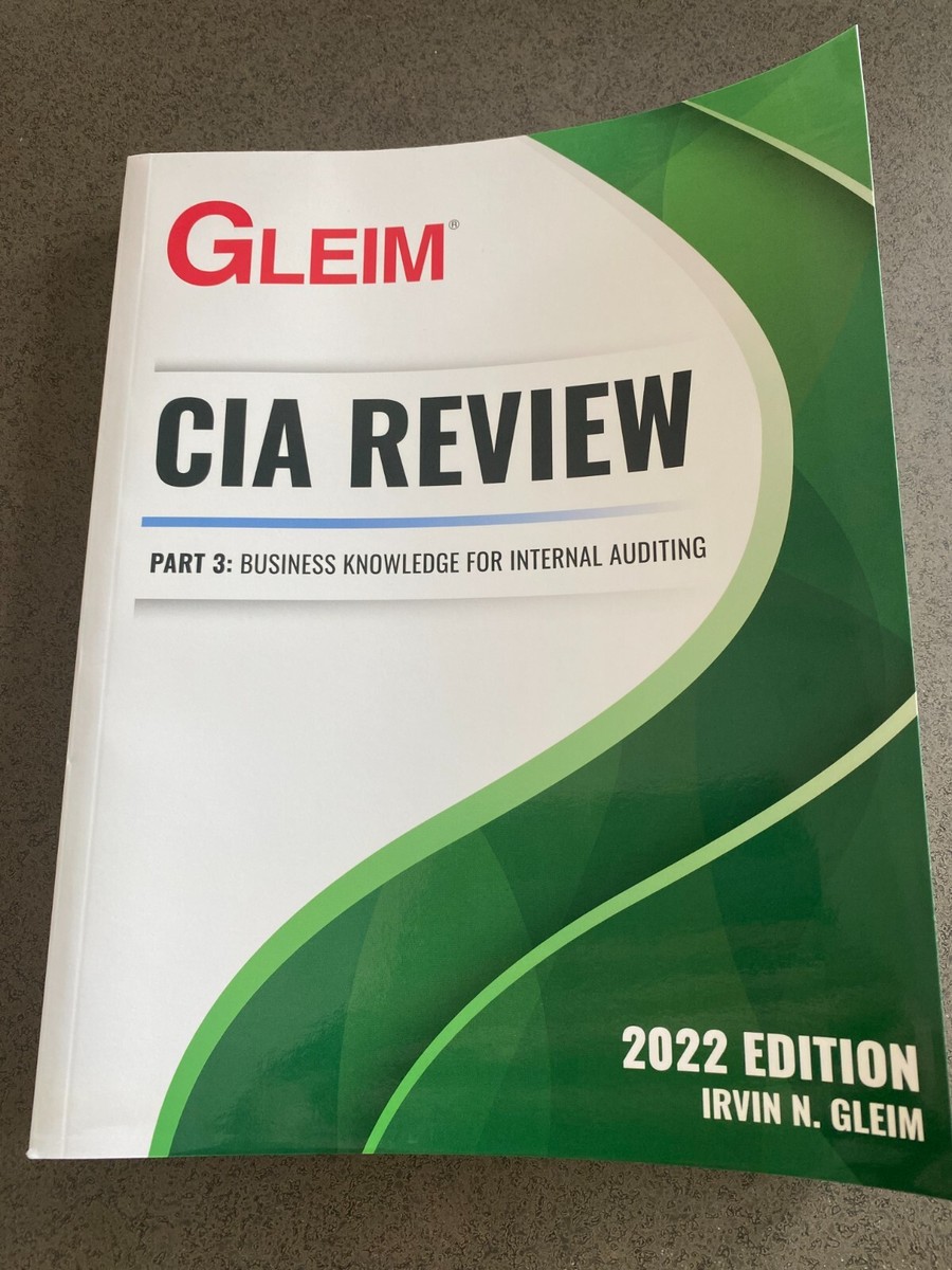 健康・医学 GLEIM CIA Review Seventeenth Edition 2022 Gleim CIA REVIEW Part 3: Business Knowledge for Internal
