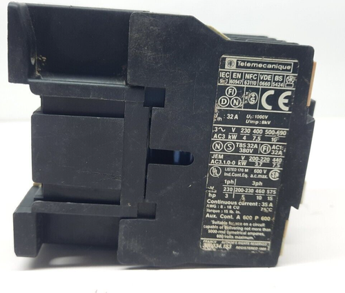 Telemecanique LC1 D18 10 Contacteur 220-240V 50-60HZ / Lot De 5 / Envoi Rapide - Photo 3 sur 12