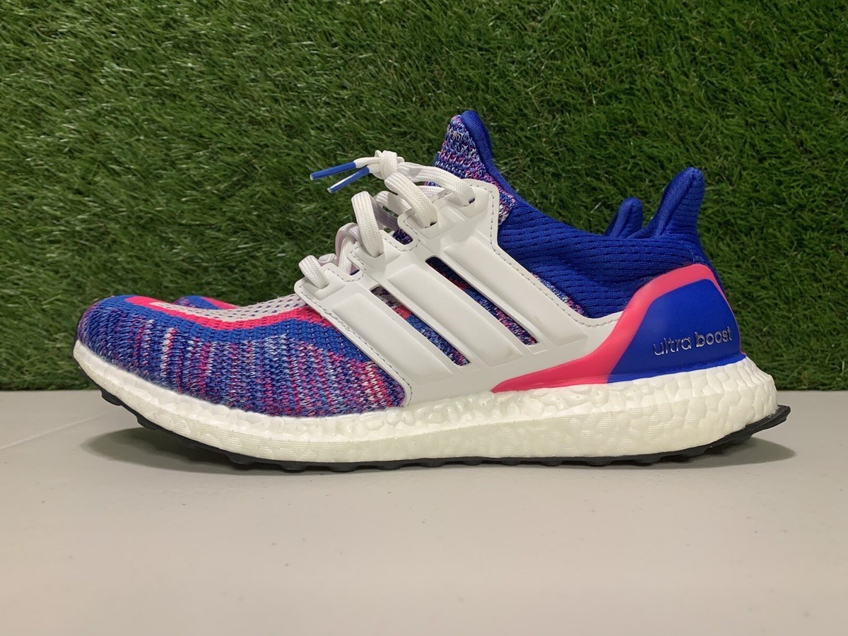 Size 9.5 - adidas UltraBoost 2.0 Blue Pink multicolor 193103899913