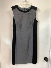 ANN TAYLOR Dress Black/Gray Women Size 6