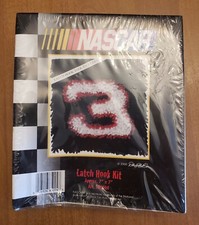 Sealed, Vintage Dale Earnhardt 3 Latch Hook Kit-7" x 7"-New in Box-NASCAR 2000