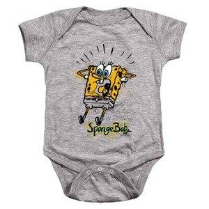 Spongebob Head Out Meme Baby Onesie - Funny Infant Bodysuit With Snap Closure
