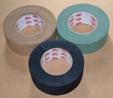 Scapa Tape Cloth Adhesive Tape 50mm x 50M Black - Green - Beige
