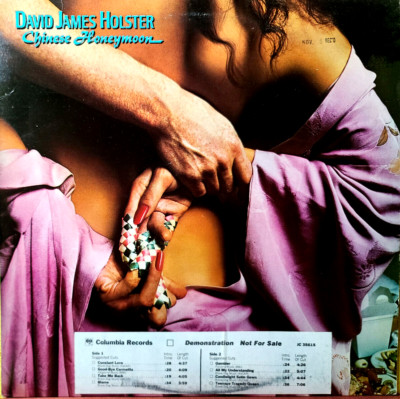 DAVID JAMES HOLSTER Chinese Honeymoon WHITE LABEL PROMO LP JC 35615 STARWOOD  NM