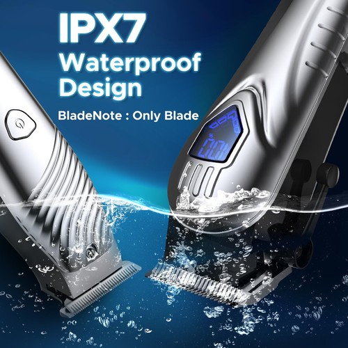 Electric Hair Clippers Women Men's Hair Trimmer Grooming Kit - Picture 3 of 10