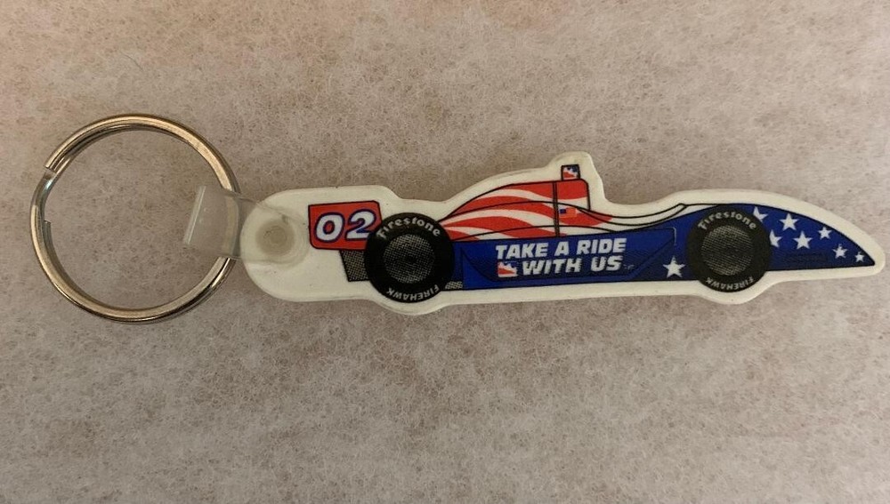 Vintage Indy Racing League Race Car Key Chain