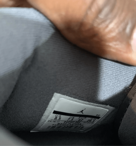 Zapatos de baloncesto Air Jordan 1 de correa alta gris oscuro para hombre talla 8,5 - 342132-005 - Imagen 11 de 12