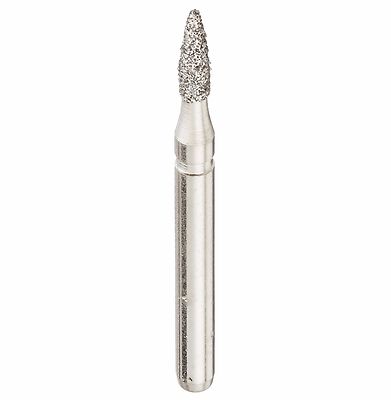 25Pcs Dental Diamond Burs FG Flame 861/012XF FO-20EF Extra Fine Grit