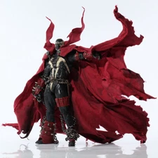 1/12 Spawn Wired Cape Scarf & Chain Set For Mcfarlane 7" Figure 