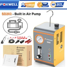 Automotive EVAP Vacuum Leak Tester FOXWELL SD203 Diagnostic Smoke Machine Kit