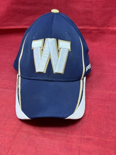 Chapeau CFL Football Reebok Winnipeg bombardiers bleu vintage grand / XL monté élastique - Photo 1 sur 13