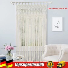 Boho Wandbehang Türvorhang Tür Fenster Vorhang Tapisserie Wandteppich 120x195cm