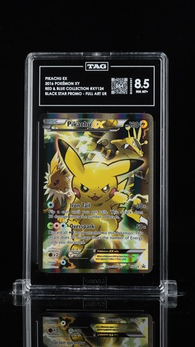 Pikachu-EX graded TAG 8.5 for sale on eBay