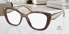 PRADA PR B04V 07R1O1 Havana Caramel Demo Lens 51 mm Women's Eyeglasses