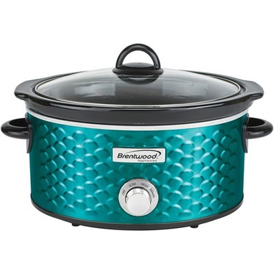 4.5-Quart Scallop Pattern Slow Cooker