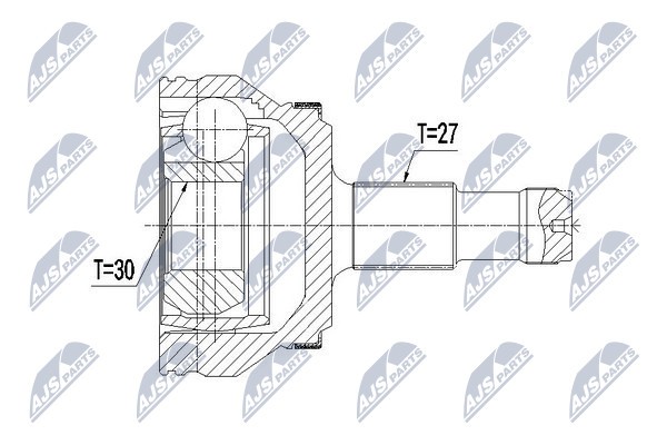 New Joint Kit, drive shaft for MERCEDES-BENZ:SL,CLS,W204,C204,S204 A2213502010