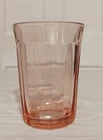 Vintage Anchor Hocking Depression Glass Pink Optic 4oz Juice
