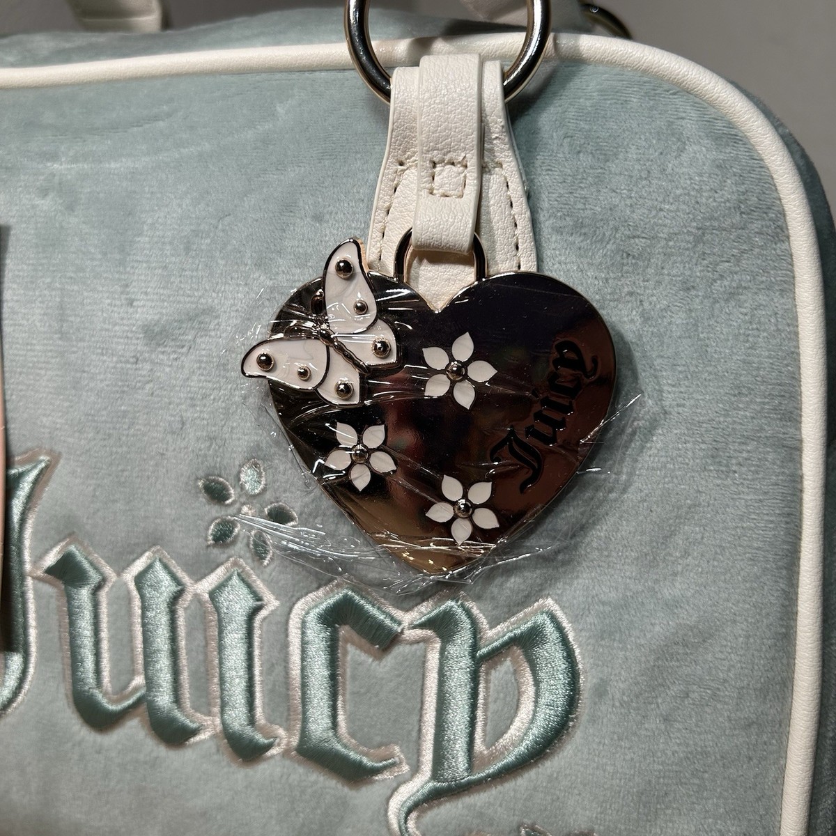 NWT Juicy Couture In The Sky Bowler Bag Satchel Crossbody - Frosty