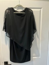 Women’s Ignite Evenings Black Evening Dress W/ Rhinestones Size 6