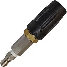 DS Twist Nozzle - Adjustable Downstream Soft Wash Nozzle. 0-60 Degree Spray Patt