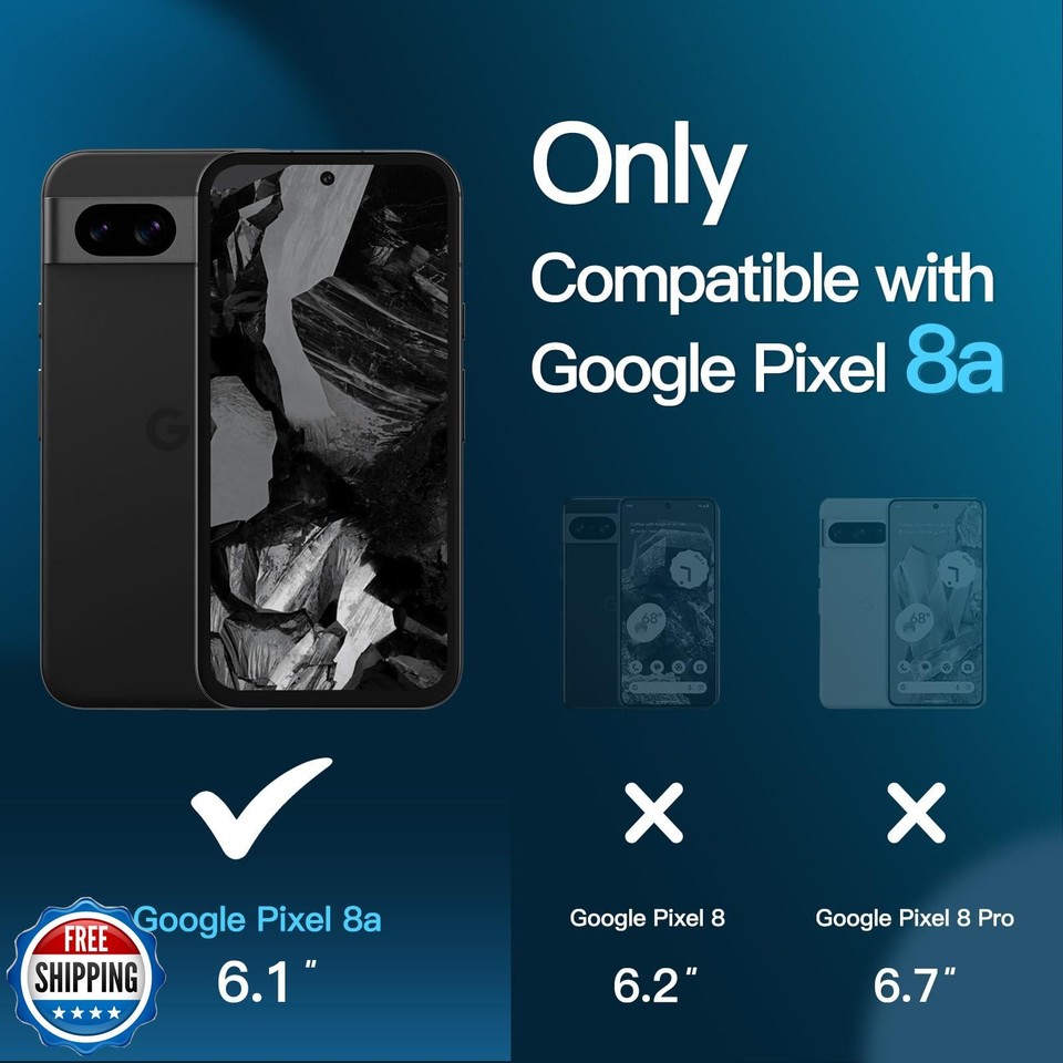 JETech Screen Protector for Google Pixel 8a 6.1-Inch with Camera Lens ...