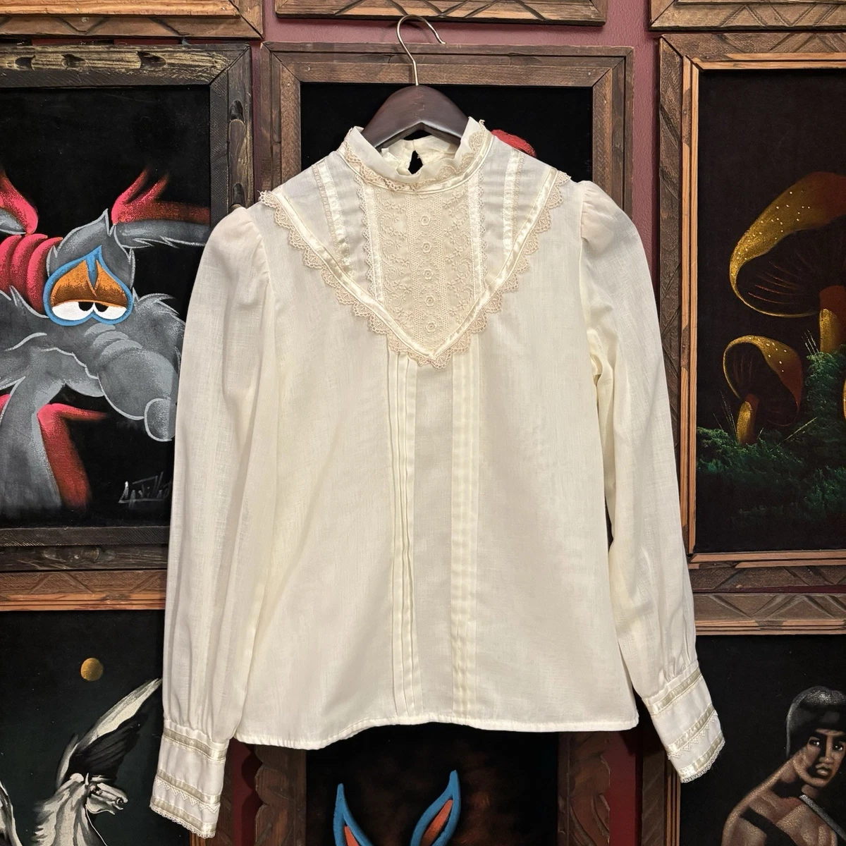 Preços baixos em Blusas Femininas Vintage Gunne Sax | eBay
