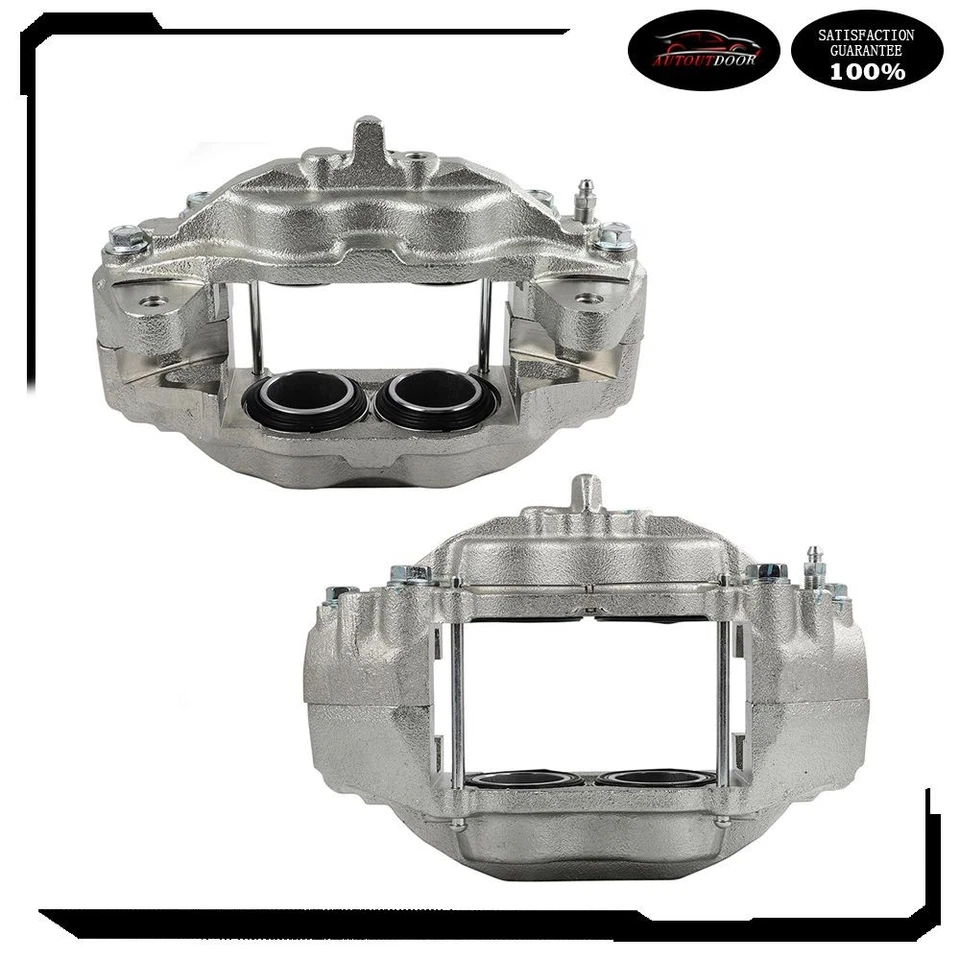 Pinza de freno delantera con juego de soportes (2) 2008-2015 Lexus LX570 Toyota Land Cruiser Foto 3 de 4