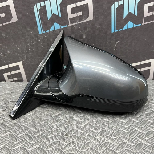OEM 2015-2020 BMW M4 F82M DOOR MIRROR LEFT SIDE GREY W/O CAMERA W/ BLIND SPOT