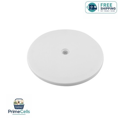 Multi-Purpose 8-Inch White Acrylic Turntable - Stylish Home Decor Solution
