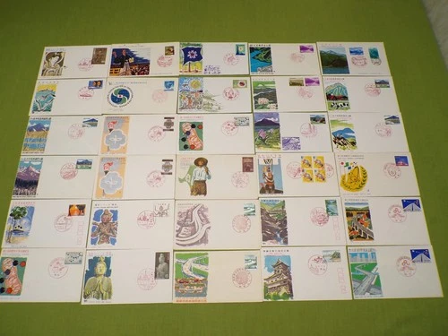 LOT OF 51 VINTAGE JAPAN 1970'S-MAINLY 1960'S FIRST DAY COVER-#5-MUST SEE!