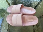 Champion Women’s Pink Leather Logo Slide Sandals Slip-On Size 7 Standard — photo 1