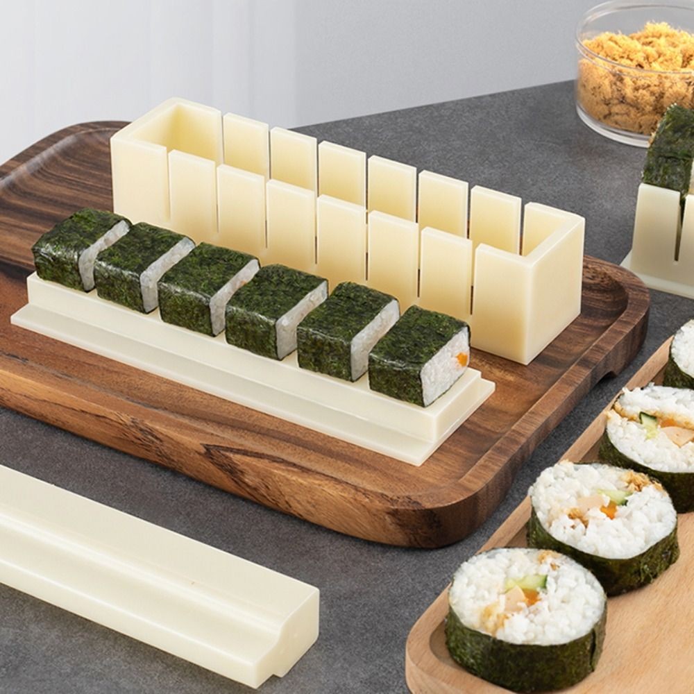 Molde para hacer sushi reutilizable hágalo usted mismo para hacer sushi rollo de arroz herramienta para hacer sushi de cocina