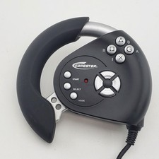 Radica Gamester Pro Racer Handheld Steering Wheel Controller For PlayStation 2