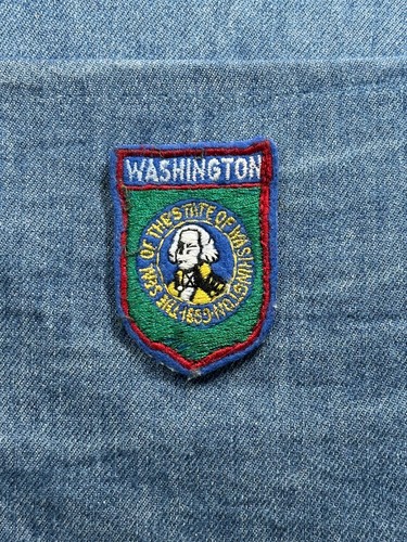 Washington State Collectable Patch: Shield Colorful - Evergreen Souvenir