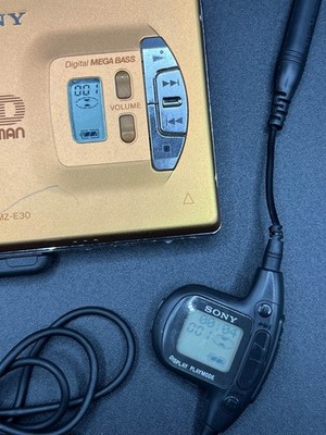 Sony MZ-E30 Walkman MiniDisc MD Player Orange with Remote