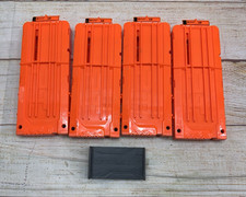 Nerf N Strike Elite 12 Round Magazines Lot Of 4 w/ Flip Clip