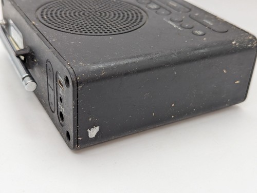 FAULTY John Lewis Spectrum Clock radio DAB FM digital alarm black/grey READ - Picture 15 of 18