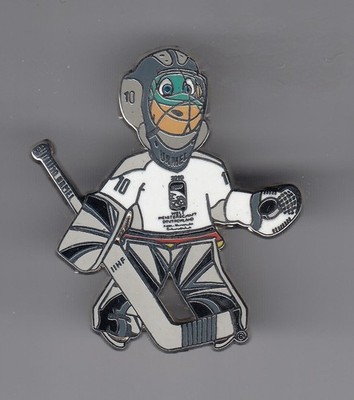 ICE HOCKEY PIN WORLD CUP 2010 GERMANY URMEL GOALIE GOALKEEPER 225 DEL NHL
