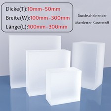 Matowa przezroczysta płyta z tworzywa sztucznego półprzezroczysta płyta PVC 100mm-300mm