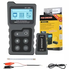 Noyafa NF-488 PoE Checker Inline PoE Voltage & Current Tester with Cable tester