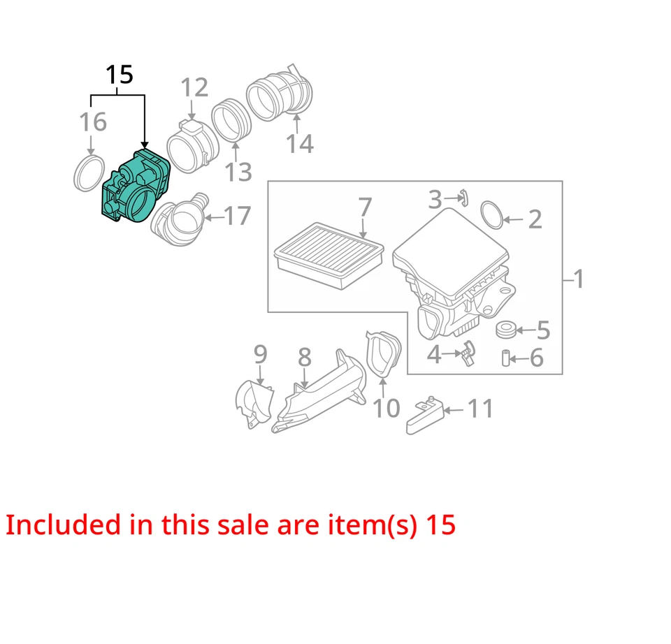 2001-2006 Bmw X5 Throttle Body WGR6G - Image 3 of 4