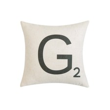 Letter-G2 With Polyester Insert Pillow