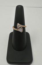 BVLGARI Diva Dream Ring 18K Rose Gold Diamond MOP Ring Sz 52 US Sz 6.25