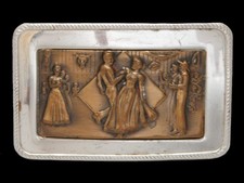 PF03104 VINTAGE 1970s  SQUARE DANCING  COMMEMORATIVE WESTERN  COWBOY BUCKLE