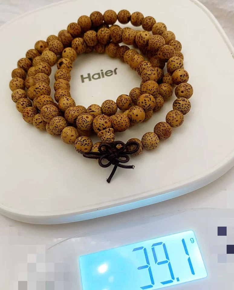 Antigua cuerda china de 108 cuentas Foto 3 de 3