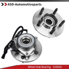 2PCS Front Wheel Hubs Bearings Assembly for 4WD 2000-2003 Ford F-150 with ABS