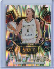 2024 Panini Select WNBA JACY SHELDON RC ROOKIE #23 FUTURE SILVER FLASH PRIZM