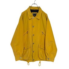 Vintage Dior Nylon Jacket XL Yellow Logo Pre-Owned