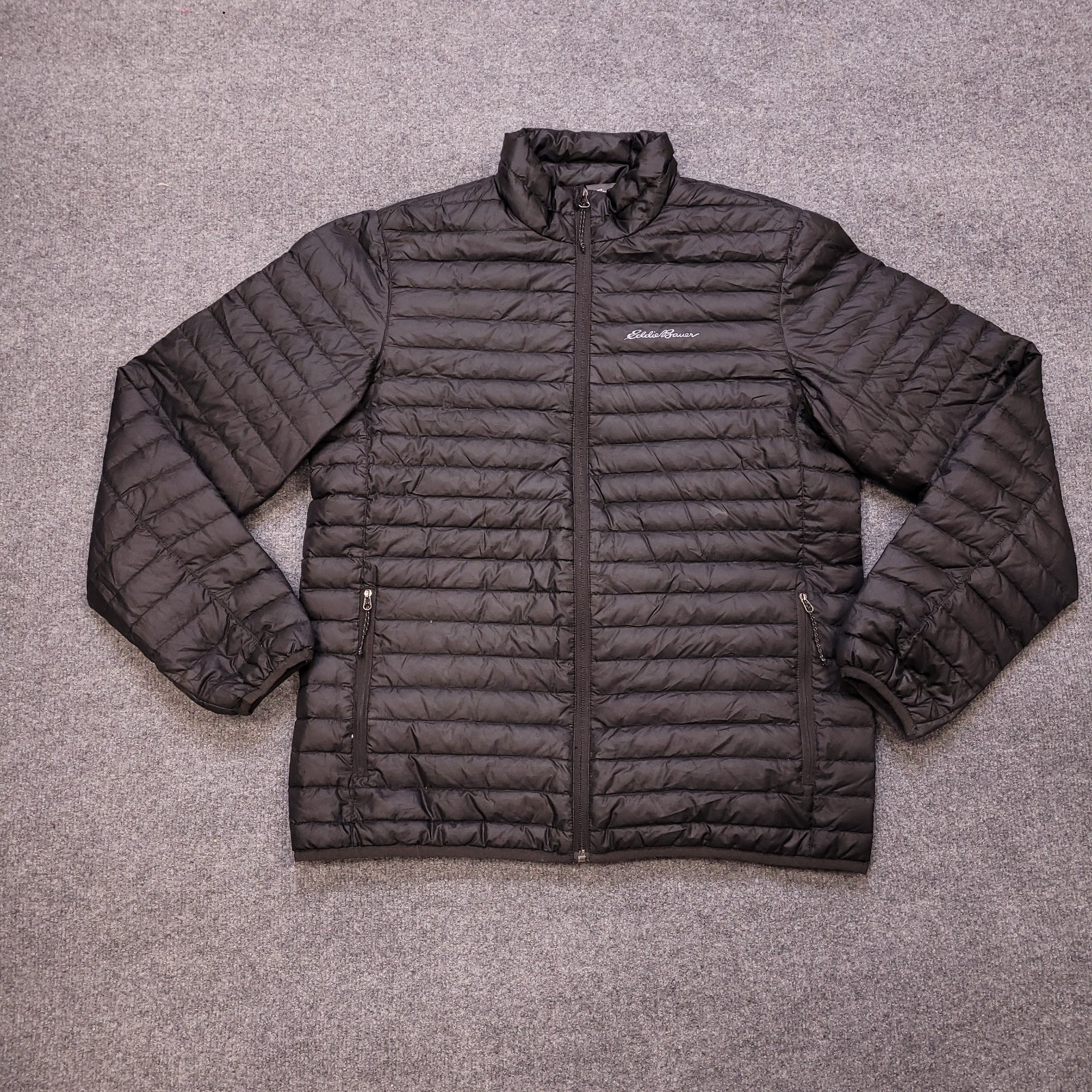 Eddie Bauer EB650 Black Packable Down Jacket M